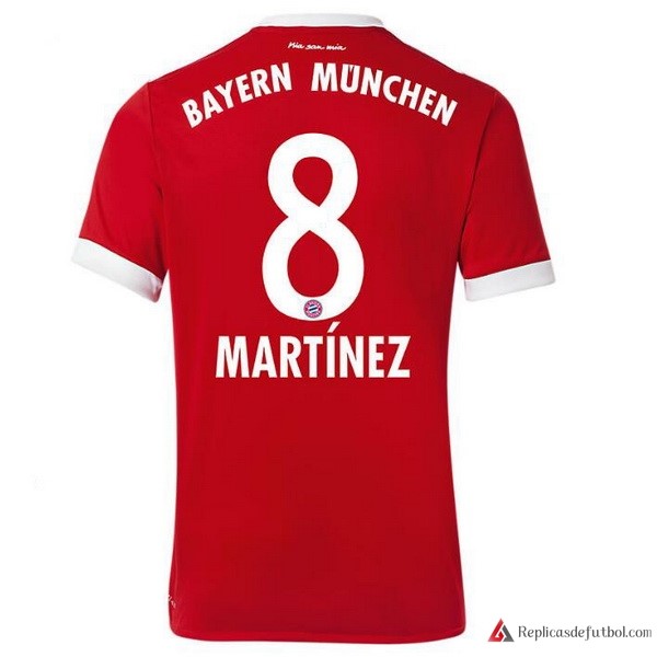 Camiseta Bayern Munich Primera equipación Martinez 2017-2018